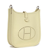 Hermes Evelyne TPM Jaune Milton Clemence Palladium Hardware