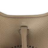 Hermes Evelyne TPM Beige Marfa Clemence Palladium Hardware