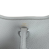 Hermes Evelyne TPM Bleu Pale Clemence Gold Hardware