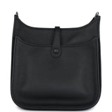 Hermes Evelyne III PM Black Clemence Palladium Hardware