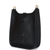 Hermes Evelyne TPM Black Clemence Gold Hardware