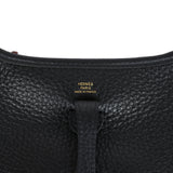 Hermes Evelyne TPM Black Clemence Gold Hardware