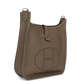 Hermes Evelyne PM Etoupe Clemence Palladium Hardware