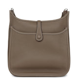 Hermes Evelyne PM Etoupe Clemence Palladium Hardware