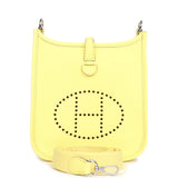 Hermes Evelyne TPM Limoncello Clemence Palladium Hardware