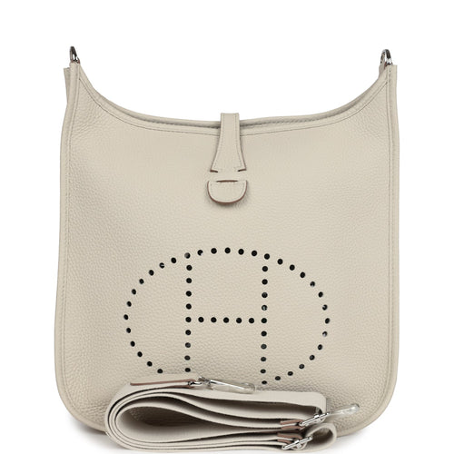 Hermes Evelyne III PM Beton Clemence Palladium Hardware