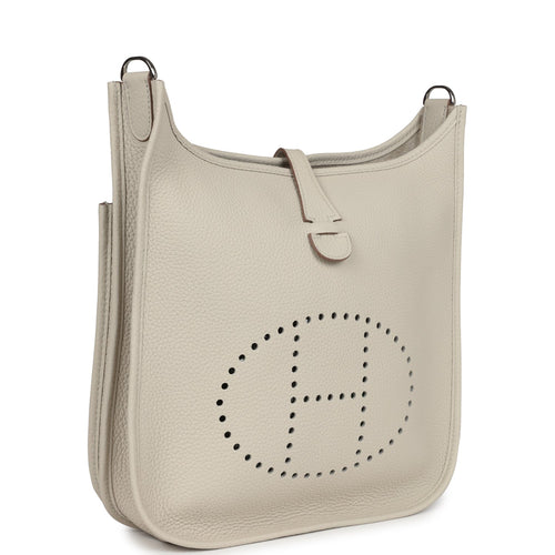 Hermes Evelyne III PM Beton Clemence Palladium Hardware