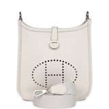 Hermes Evelyne TPM Gris Pale Clemence Palladium Hardware