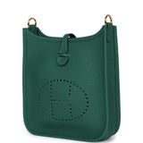 Hermes Evelyne TPM Vert Moyen Clemence Gold Hardware