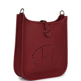 Hermes Evelyne TPM Rouge H Clemence Palladium Hardware