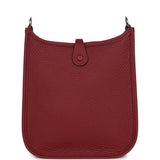 Hermes Evelyne TPM Rouge H Clemence Palladium Hardware