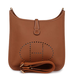 Hermes Evelyne III PM Gold Clemence Gold Hardware