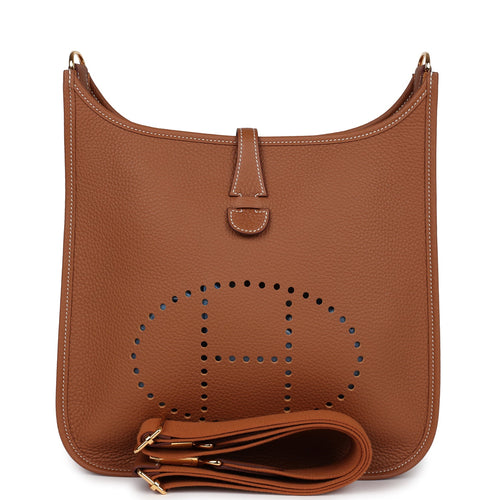 Hermes Evelyne III PM Gold Clemence Gold Hardware