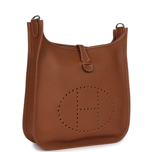 Hermes Evelyne III PM Gold Clemence Palladium Hardware