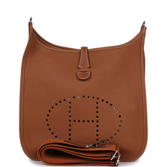 Hermes Evelyne III PM Gold Clemence Palladium Hardware