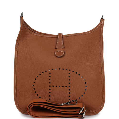 Hermes Evelyne III PM Gold Clemence Palladium Hardware