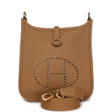 Hermes Evelyne TPM Biscuit Clemence Gold Hardware