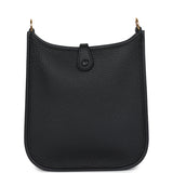 Hermes Evelyne TPM Black Clemence Gold Hardware