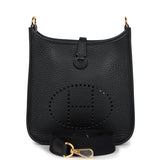 Hermes Evelyne TPM Black Clemence Gold Hardware