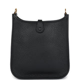 Hermes Evelyne TPM Black Clemence Gold Hardware