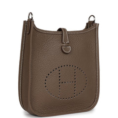 Hermes Evelyne TPM Etoupe Clemence Palladium Hardware