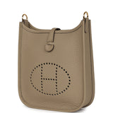 Hermes Evelyne TPM Beige Marfa Clemence Gold Hardware