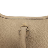 Hermes Evelyne TPM Beige Marfa Clemence Gold Hardware