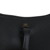 Hermes Evelyne TPM Black Clemence Gold Hardware