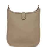 Hermes Evelyne TPM Beige Marfa Clemence Gold Hardware