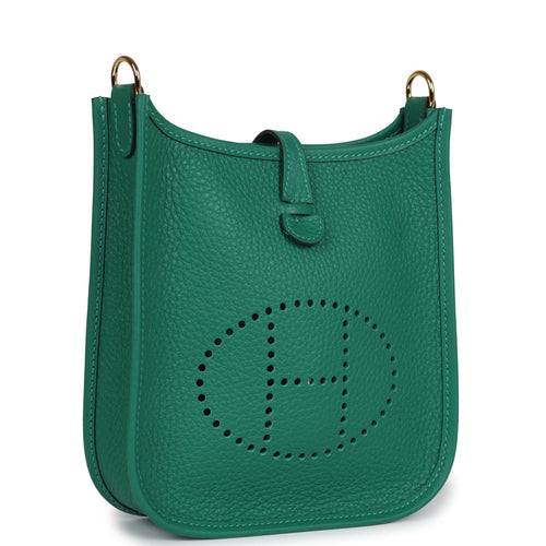 Hermes Evelyne TPM Vert Vertigo Clemence Gold Hardware