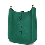 Hermes Evelyne TPM Vert Vertigo Clemence Gold Hardware