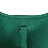 Hermes Evelyne TPM Vert Vertigo Clemence Gold Hardware