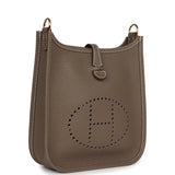 Hermes Evelyne TPM Etoupe Clemence Gold Hardware