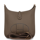 Hermes Evelyne III PM Etoupe Clemence Gold Hardware