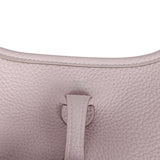 Hermes Evelyne TPM Mauve Pale Clemence Palladium Hardware