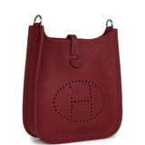 Hermes Evelyne TPM Rouge H Clemence Palladium Hardware