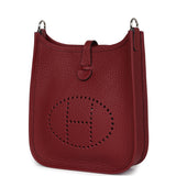 Hermes Evelyne TPM Rouge H Clemence Palladium Hardware