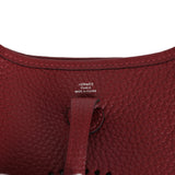 Hermes Evelyne TPM Rouge H Clemence Palladium Hardware