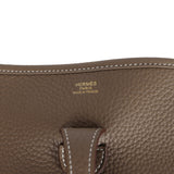 Hermes Evelyne III PM Etoupe Clemence Gold Hardware