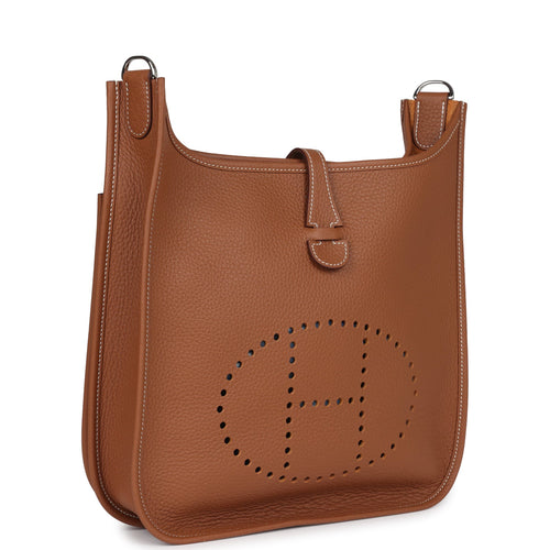Hermes Evelyne III PM Gold Clemence Palladium Hardware