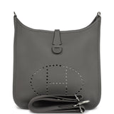 Hermes Evelyne III PM Gris Meyer Clemence Palladium Hardware