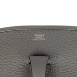 Hermes Evelyne III PM Gris Meyer Clemence Palladium Hardware