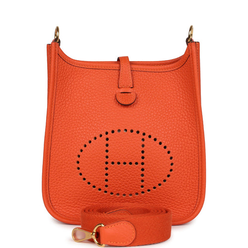 Hermes Evelyne TPM Feu Clemence Gold Hardware
