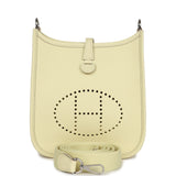 Hermes Evelyne TPM Jaune Milton Clemence Palladium Hardware