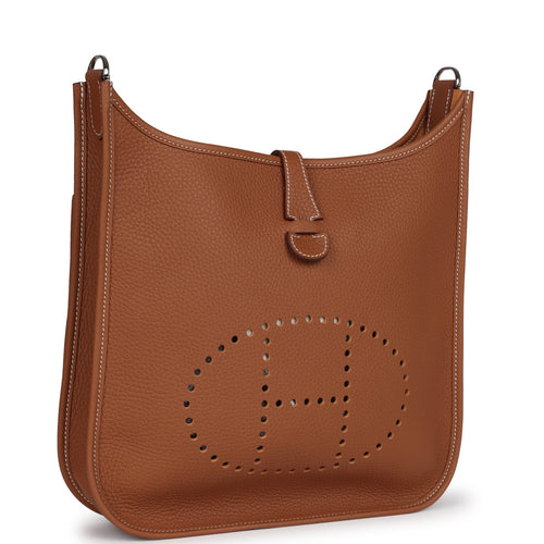 Hermes Evelyne III PM Gold Clemence Palladium Hardware