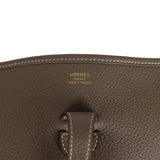 Hermes Evelyne III PM Etoupe Clemence Gold Hardware