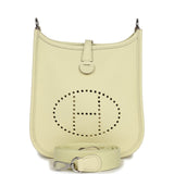 Hermes Evelyne TPM Jaune Milton Clemence Palladium Hardware