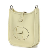 Hermes Evelyne TPM Jaune Milton Clemence Palladium Hardware