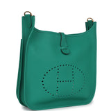 Hermes Evelyne III PM Vert Jade Clemence Gold Hardware