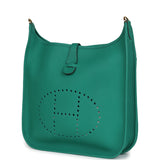 Hermes Evelyne III PM Vert Jade Clemence Gold Hardware